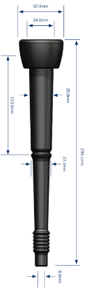 Obrazek Gumy strzykowe milkrite krótki kubek 8mm DL016U